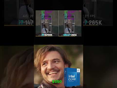 Core i7-14700K vs. Core Ultra 7 265K #shorts #pc #pcgaming #intel